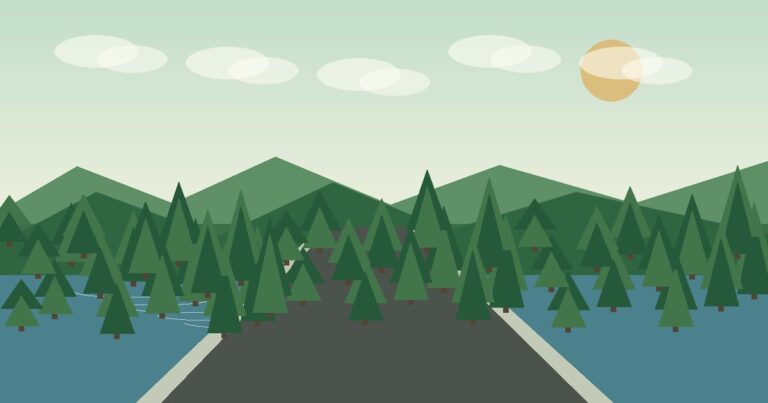 Wooded Innsbrook-style neighborhood road for a quiet scenic cruise.