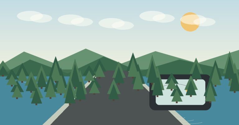 Navigation tools for scenic driving loops near Innsbrook.